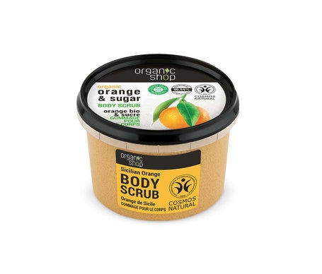 Organic Shop Exfoliant pour le corps à l'orange de Sicile 250ml
