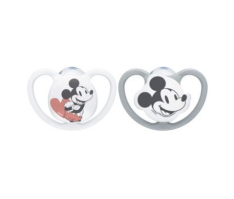 Nuk Space Mickey Soother 0-6M 2 Unités