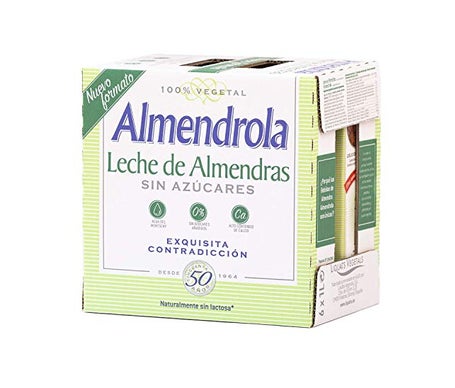 Almendrola Boisson végétale aux amandes sans sucre 6 pièces
