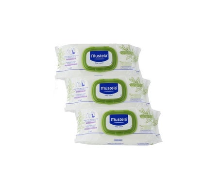 Mustela Lingettes Nettoyantes À l'Huile d'Olive 3x50 Unités