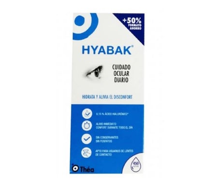 Gouttes oculaires Hyabak 15ml