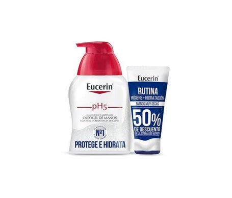 Eucerin Ph5 Pack Oleogel 250ml + Crème pour les mains à l'urée 75ml