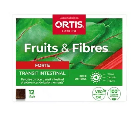 Ortis Fruits&Fibres Forte Transit Intestinal 12 Cubes