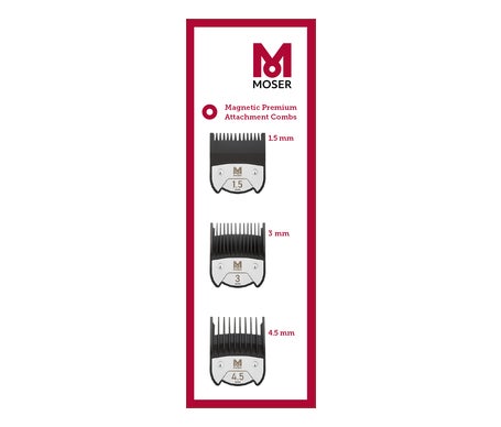 Wahl Moser Pack Peigne Coupe Magnétique 3uts