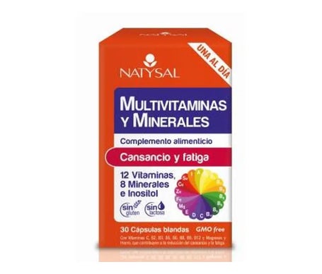 Natysal Multivitamines Minérales Minérales 30 gélules