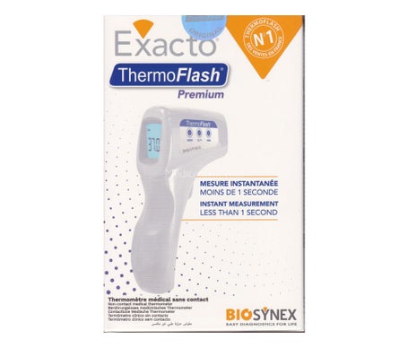 Biosynex Exacto ThermoFlash Premium Thermomètre Sans Contact