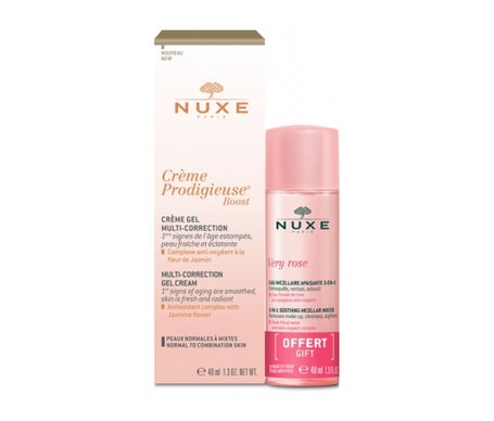 Nuxe Crème Prodigieuse Boost Gel 40ml + Eau Micellaire 40ml