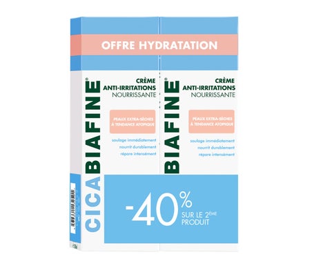 Biafine Cicabiafine Crème Anti-Irritations Nourissante 2x200ml