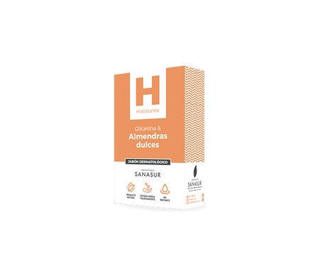 Sanasur Savon Dermatologique Glycérine Et Huile D'Amande 100g