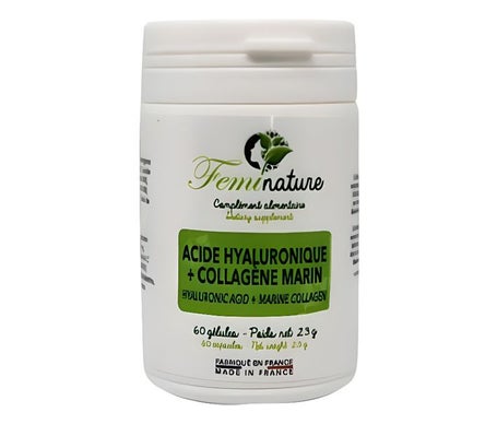 Féminature Acide Hyaluronique + Collagène Marin 60 Gélules