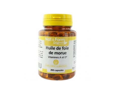 Nat Form Huile De Foie De Morue 200 Gélules