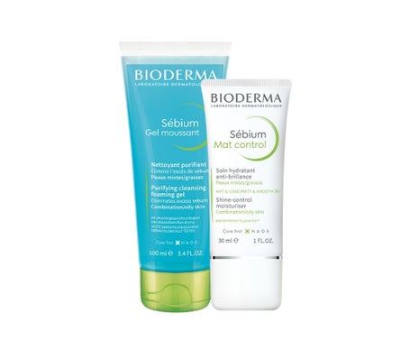 Bioderma Sébium Mat Control 30ml + Sébium Gel Espumoso 100ml