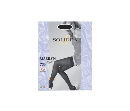 Solidea Marilyn 70den Sheer Bas Noir Taille 2M 1 Paire