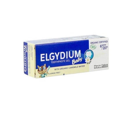 Elgydium Baby Dentifrice Eau de Camomille Bio 6 Mois 30ml
