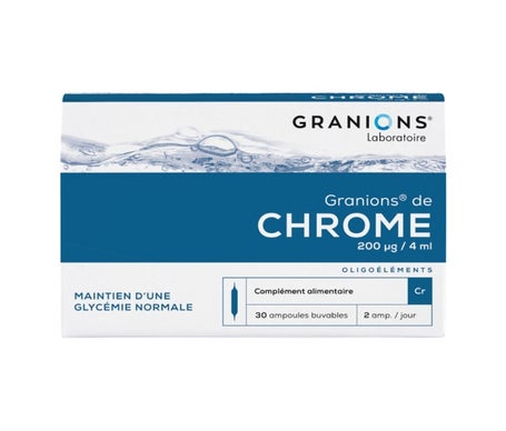 Granions Chrome 200µg 30 Ampoules