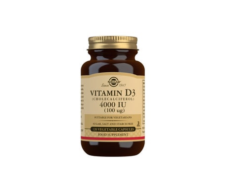 Solgar Vitamine D3 4000IU 100µg 120 Capsules