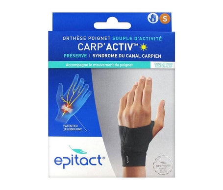Epitact Carp'activ Orthèse Poignet Souple d'Activité Droite Taille S