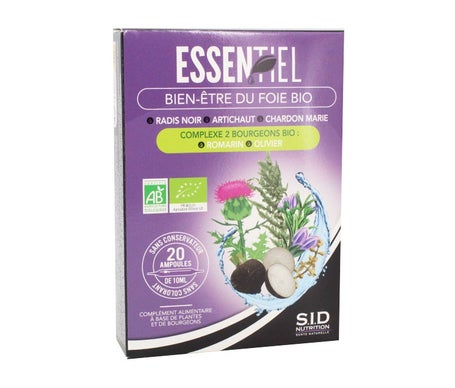 SID Nutrition Essentiel Bienestar del Hígado Bio 20 Ampollas
