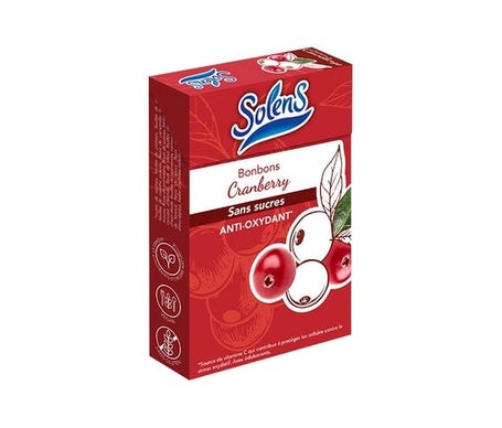 Solens Bonbons Cranberry Sans Sucres 50g