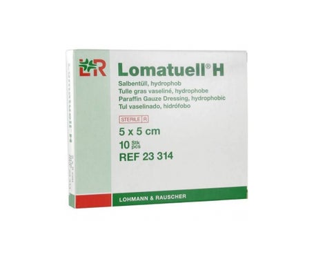 Lohmann Lomatuell H Tulle Gras 5 X 5 Cm Boite De 10