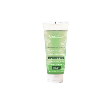 BeauTerra Gel Douche Surgras Verveine Citron 200ml