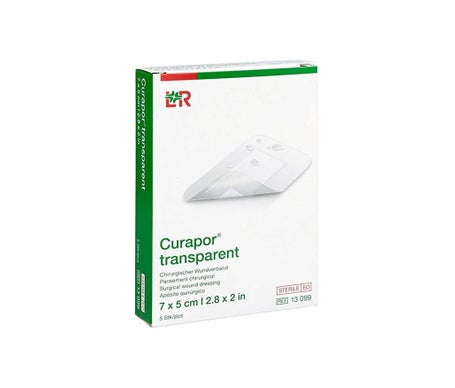 Lohmann &amp Rauscher Transparent Curapor Transparent 7x5cm