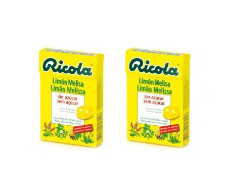 Ricola Pack Bonbons Citron Mélisse 2x50g
