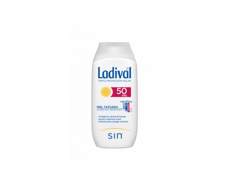 Photoprotecteur de peau pour tatouage Ladival Spf50+ 200ml