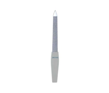 Beter Lime à ongles en saphir Lime à ongles ronde 12cm 1pc