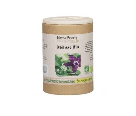 Nat&Form Eco Mélisse Bio 90 Gélules