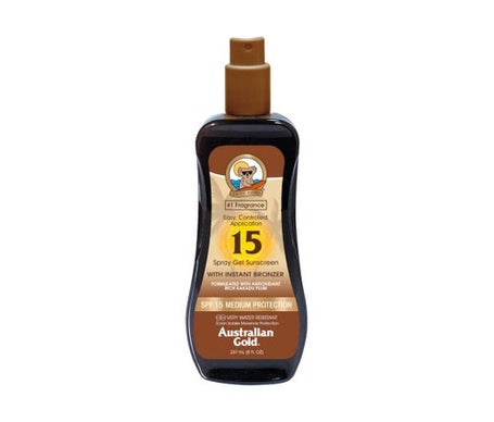 Australian Gold Instant Bronzer Spray Gel Spf15 237ml