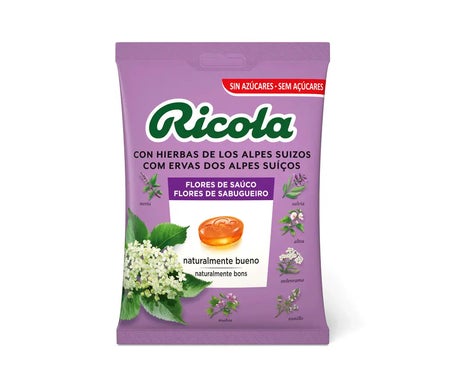Ricola Bonbons Fleur de Sureau Sans Sucre 70g