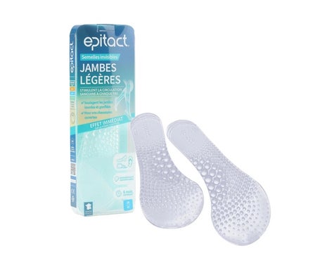Epitact Semelles Invisibles Jambes Légères 39/41 1 Paire