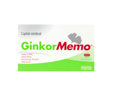 Tonipharm Ginkor Mémo Capital Cérébral 60 capsules