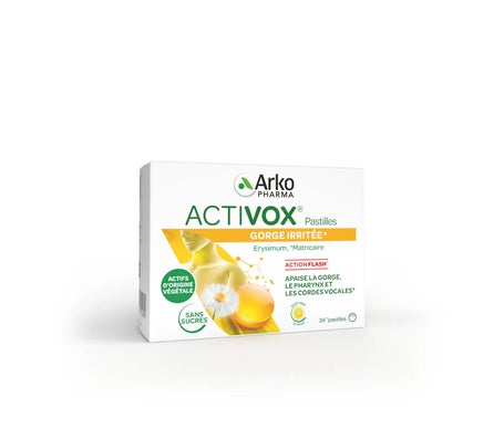 Arkopharma Activox Pastilles Gorge Irritée 24 pastilles