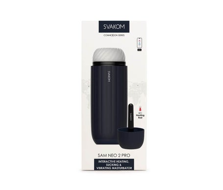 Svakom Sam Neo 2 Pro Interactive Heating Masturbator Dark Blue
