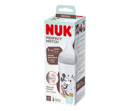 Nuk Perfect Match Biberon Silicone Pp 3+M Mickey 260ml 1ut