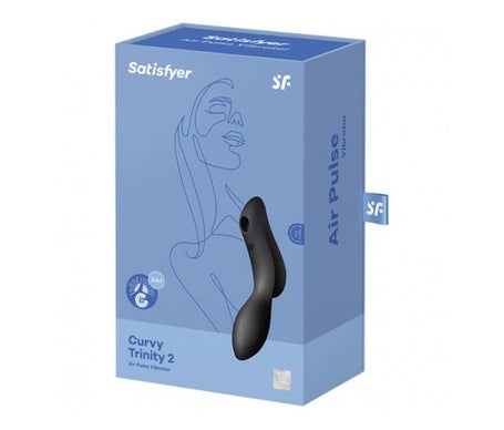 Satisfyer Curvy Trinity 2 Stimulateur Vibreur Noir 1ut
