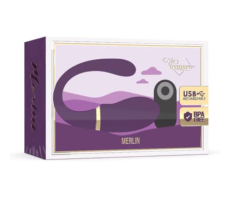 Treasure Merlin Double Couple Vibromasseur Télécommande 1ut