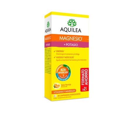 Aquilea Magnésium + Potassium 28 Comprimés Effervescents