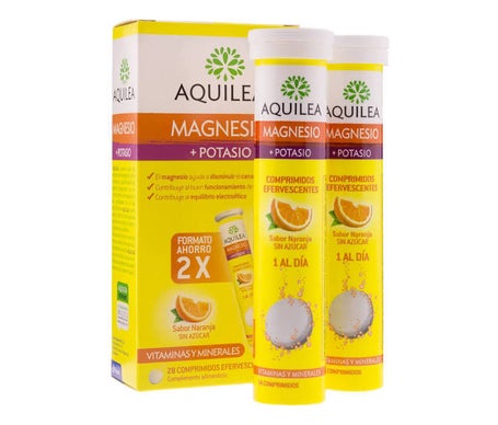 Aquilea Magnésium + Potassium 28 comprimés effervescents