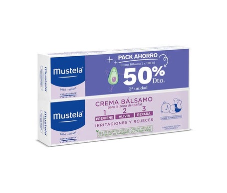 Mustela Crème Baume 1 2 3 Double 2x100ml
