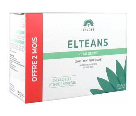 Elteans Peau Sèche 2x60 Capsules