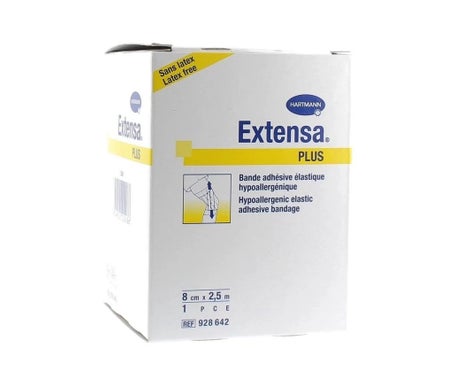 Extensa Plus Bande Adhésive Élastique Blanc 2,5mx8cm