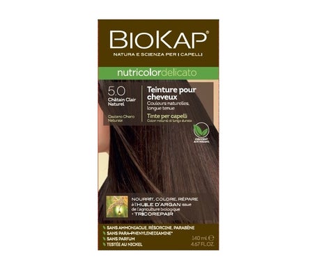 Biokap Teinture Delicato 5.0 Châtaigne Clair Naturel 140ml
