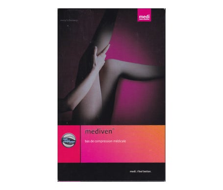 Mediven Karesse 20 Bas Jarret Pied Fermé Noir Taille 3L 1 Paire