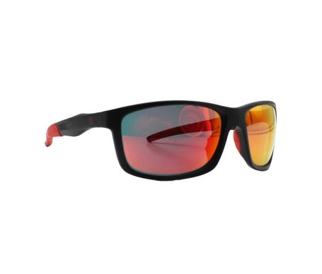 Loubsol Lunettes de Soleil Homme Noir Rouge 1ut