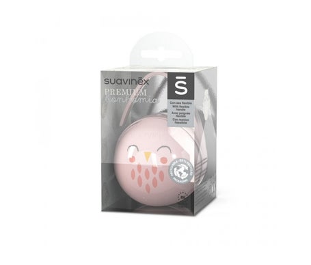 Suavinex Premium Bonhomia Porte Sucettes Rose 1 Unité