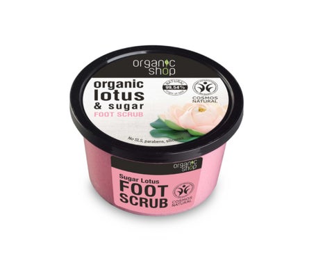 Organic Shop Lotus Sugar Foot Scrub 250ml