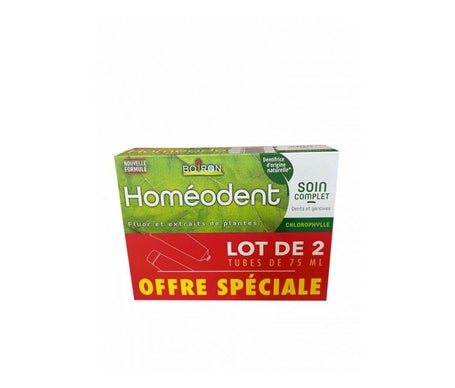 Homéodent Soin Complet Dents Et Gencives Chlorophylle 2x75ml